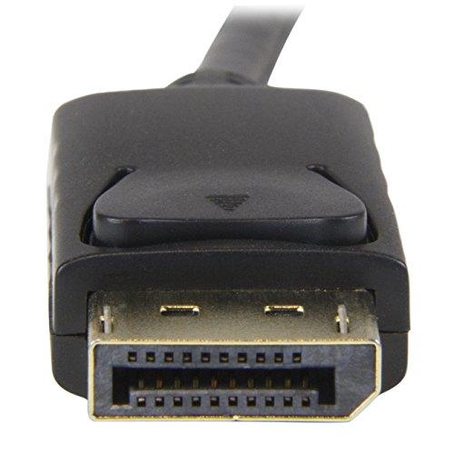 StarTech StarTech.com 6ft (2m) DisplayPort to HDMI Cable - 4K 30Hz - DisplayPort to HDMI Adapter Cable - DP 1.2 to HDMI Monitor Cable Converter - Latching DP Connector - Passive DP to HDMI Cord (DP2HDMM2MB)
