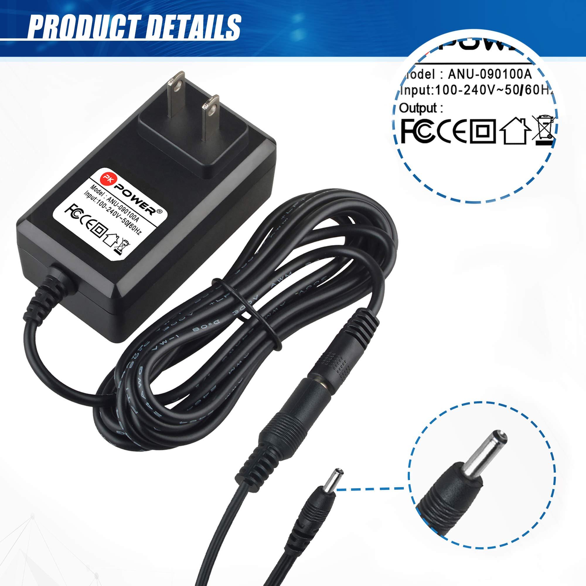 PKPOWER PKPOWER AC to DC Power Adapter Charger for Casio Piano Keyboard CT-720 CT-657 CTK-120 CTK-450 CTK-530 CTK-518 CTK-300 LK-90 LK-210 Power Charger