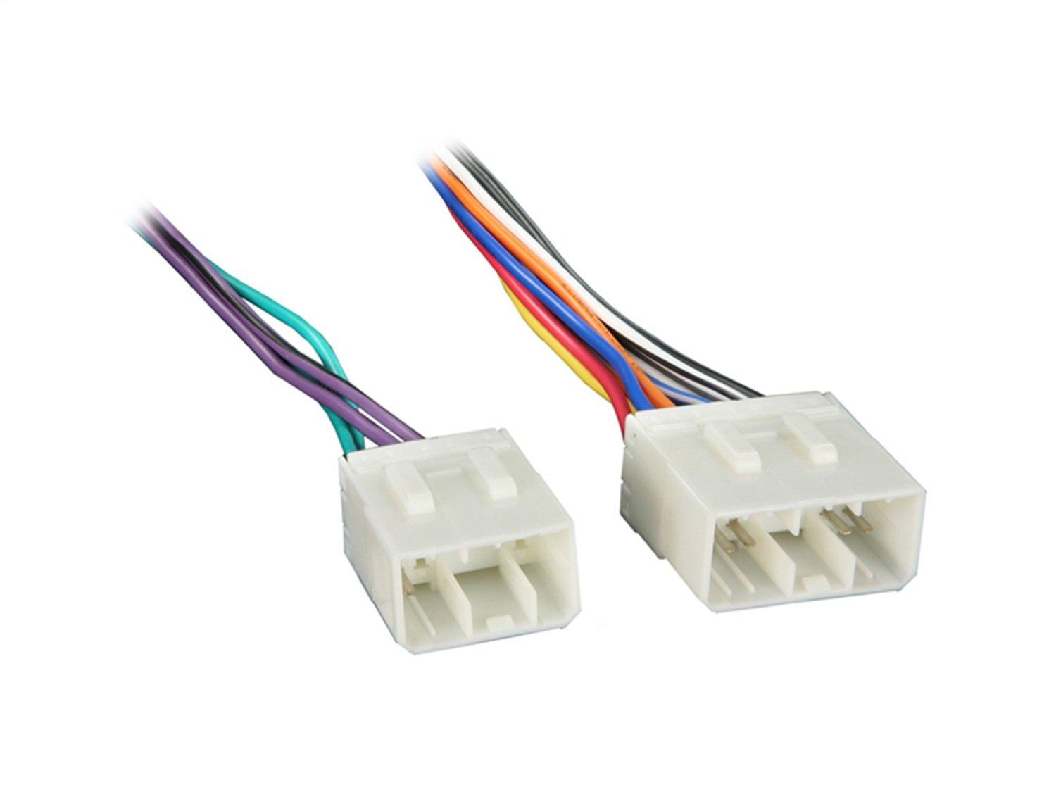 Metra Metra 95-7502B Double DIN Dash Installation Kit for Select 2000-06 Mazda MPV Vehicles (Black) & 70-7901 Radio Wiring Harness for Mazda 90-01Power/4 Speaker