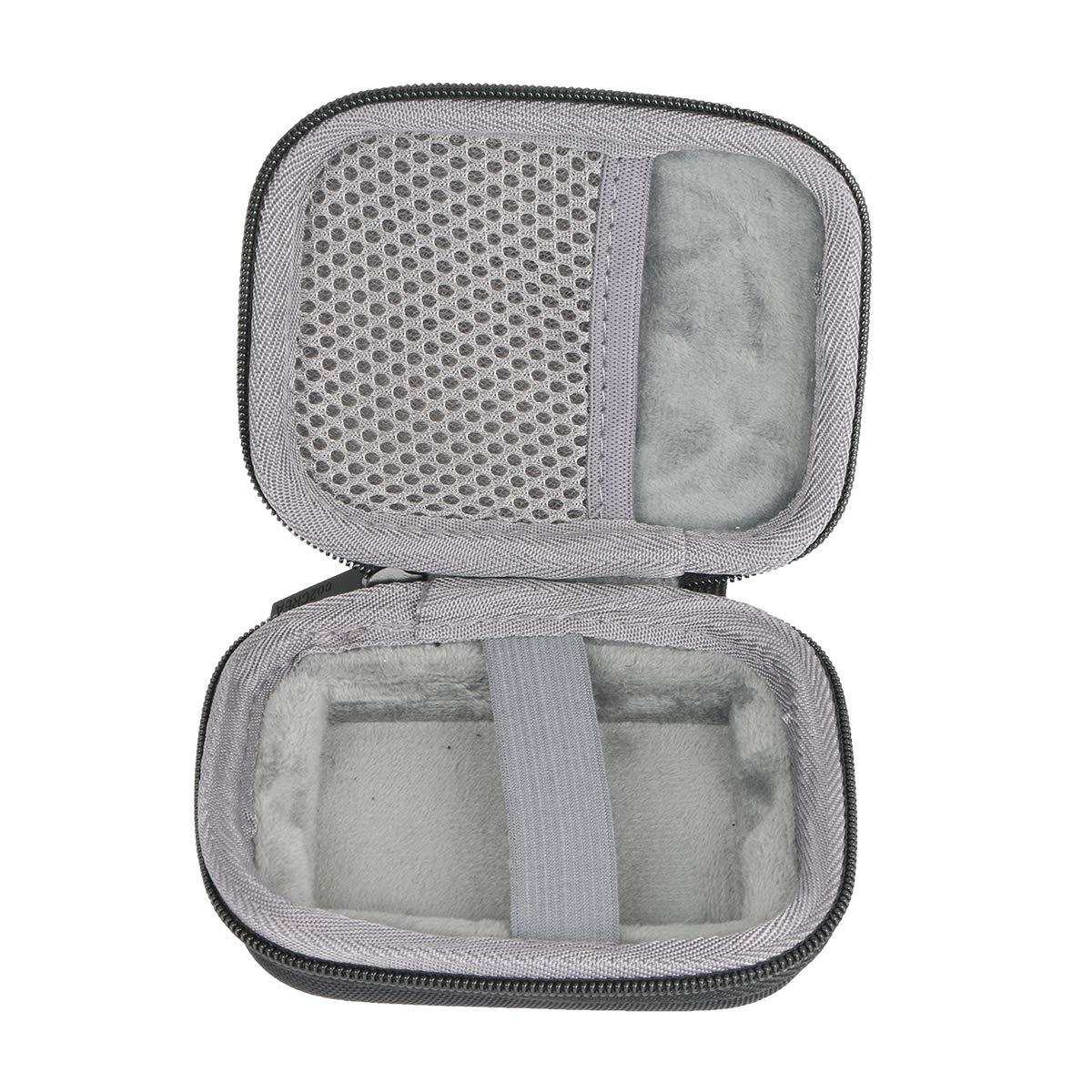 co2CREA Hard Travel Case for Samsung T3 T5 Portable 250GB 500GB 1TB 2TB SSD USB 3.0 External Solid State Drives by co2CREA (Black Case + Inside Band)