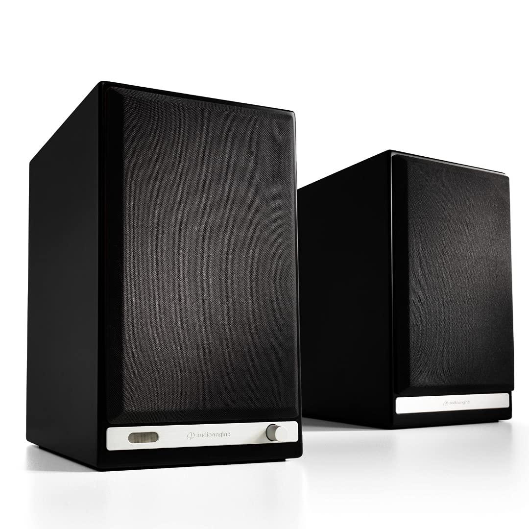 Audioengine Audioengine HD6 Black Powered Bookshelf Stereo Speakers and S8 Black Subwoofer with Remote