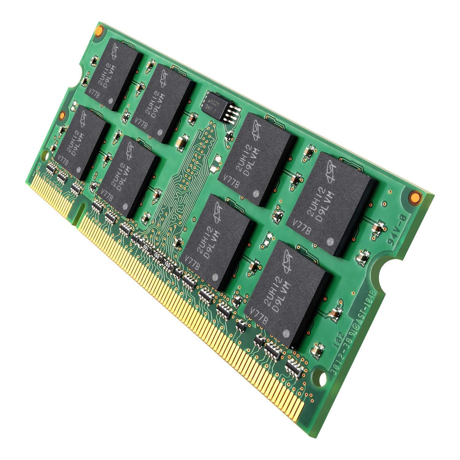 motoeagle PC2-5300 DDR2 667 mhz Type RAM,DDR2 667MHz SODIMM 4GB Kit (2GBX2) 2Rx8 PC2-5300S-555 CL5 200-Pin Non-ECC Notebook Laptop Memory Modules
