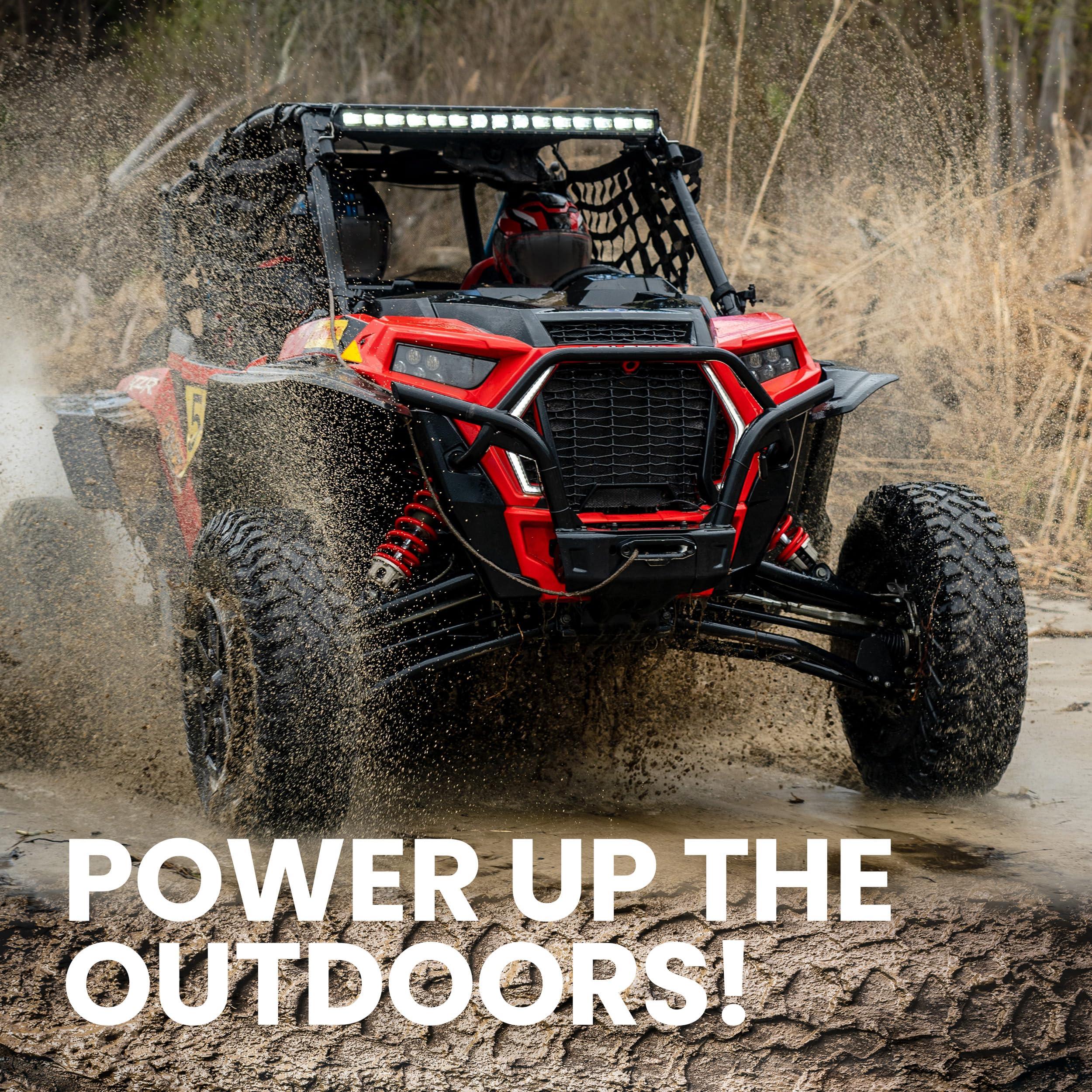 BOSS Audio Systems BOSS Audio Systems ASK904B.64 Marine Boat 6.5 inch Speakers and 4 Channel Amplifier - 500 High Output, Bluetooth Remote, USB and Auxiliary, Waterproof Pouch