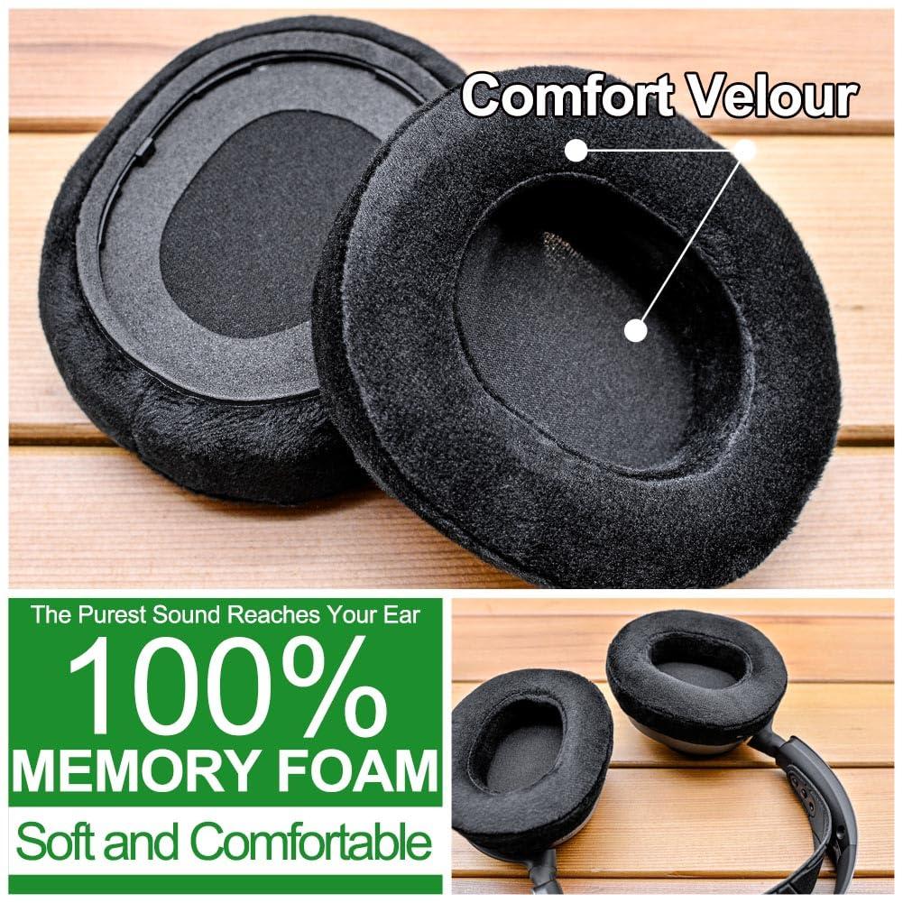 LTYIVABHTTW Nova Pro Wireless Replacement Ear Pads - Compatible with Steelseries Arctis Nova Pro Wireless by LTYIVABHTTW I Improved Durability & Sound (Soft Velour)