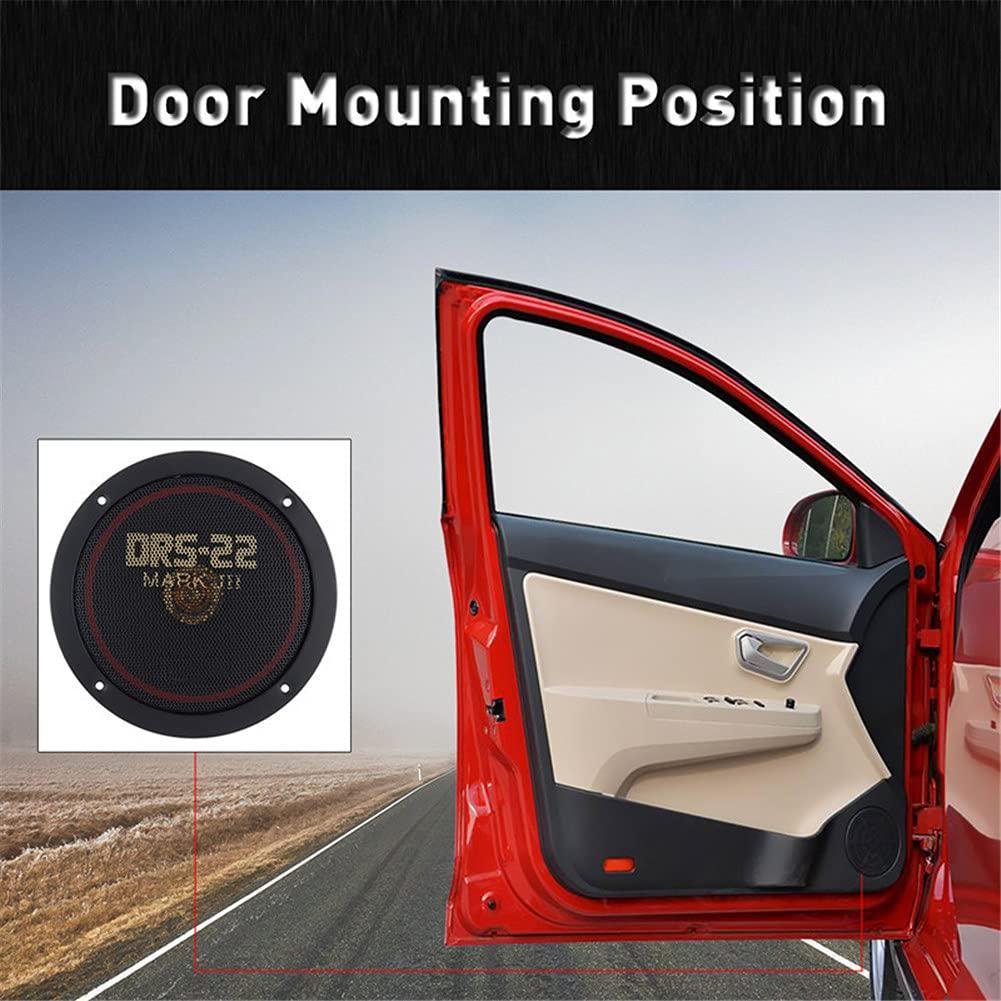 Zcargel 2pcs Car Audio Speaker 6.5 Inch 150w Car Coaxial Speaker Sound Quality Lossless Car Music Stereo Speaker High Frequency Car Stereo Speaker Thin High-power Car Front And Rear Door Speakers Tweeter