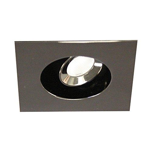 WAC Lighting WAC Lighting HR-LED252E-40-GM Mini LEDme 1" Adjustable Square Miniature Recessed Downlight 4000K Cool White in Gunmetal
