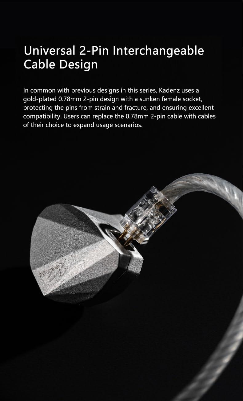 Moondrop Moondrop Kadenz 10mm Dynamic Driver in-Ear Headphone 4.4 3.5mm USB-C Plug