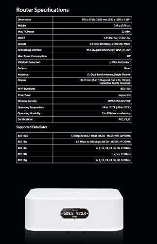 Ubiquiti Networks Ubiquiti Networks AmpliFi Instant Mesh System - EU Ver. with Router and 1 Mesh Point, Wi-Fi/Gigabit Ethernet (1 WAN, 2 LAN), Whole-Home and Mesh Wi-Fi Systems