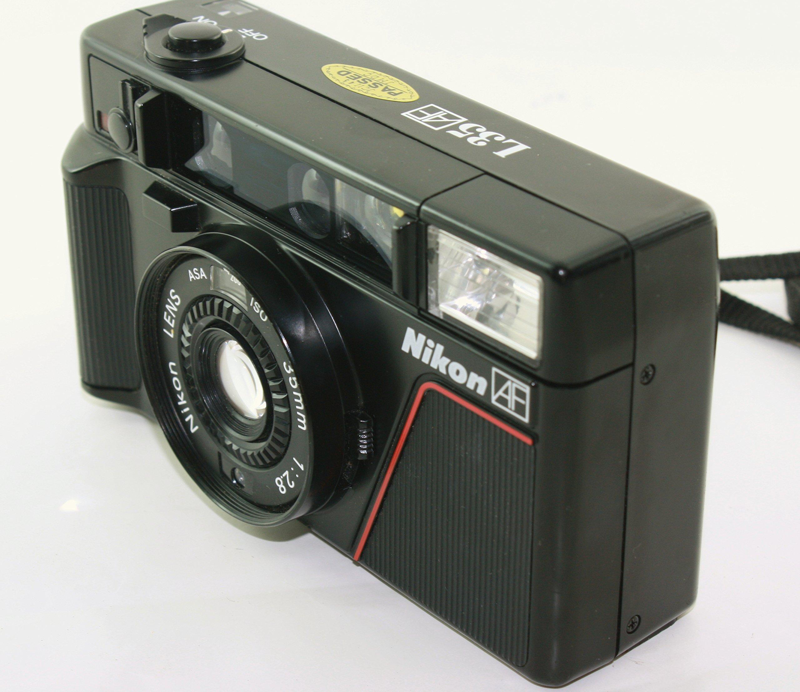 Nikon Nikon L35 AF One Touch L35AF Point and Shoot 35MM Film Camera Bulit-in Flash, AF lens, Film loader (Renewed)
