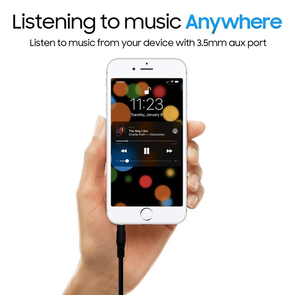 Cmple Cmple - 3.5mm Aux Audio Cable Stereo 12 ft AUX Cable Male to Male Speaker Cable Auxiliary Cord Adapter for Car, Phone, Headphones - Black