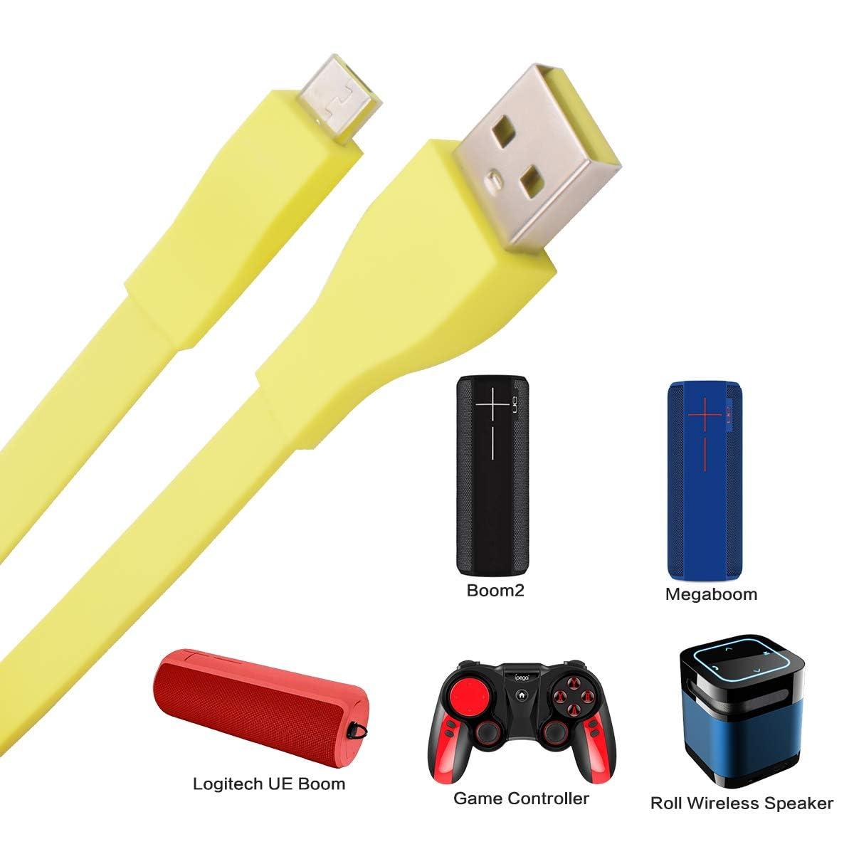 Alitutumao Replacement USB Charging Cable UE Boom Charger Cord Compatible with UE Boom Megaboom Wonderboom UE Boom 2 Roll Wireless Speaker