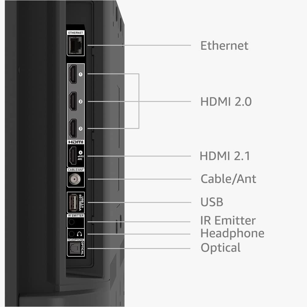 Amazon Amazon Fire TV 50\" Omni QLED Series 4K UHD smart TV, Dolby Vision IQ, Fire TV Ambient Experience, local dimming, hands-free with Alexa