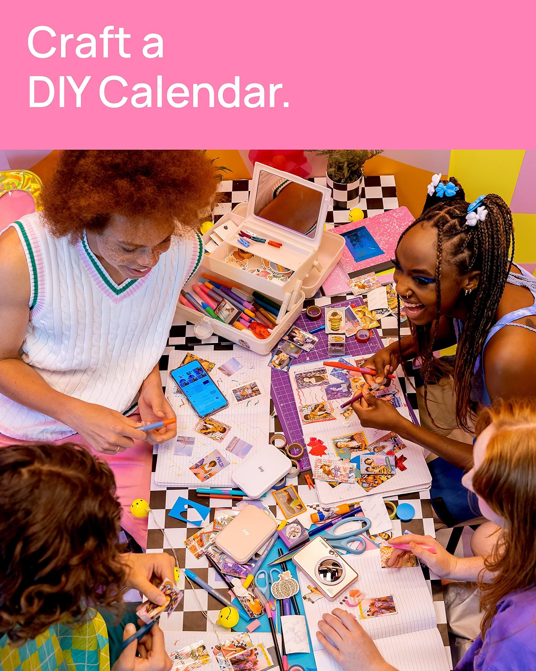 Canon Canon Ivy 2 Mini Photo Printer, Print from Compatible iOS & Android Devices, Sticky-Back Prints, Pure White