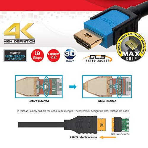 Quest Technology 4K2K MAXGRIP HDMI Cables (M-M) High Speed w/Ethernet (40 feet)