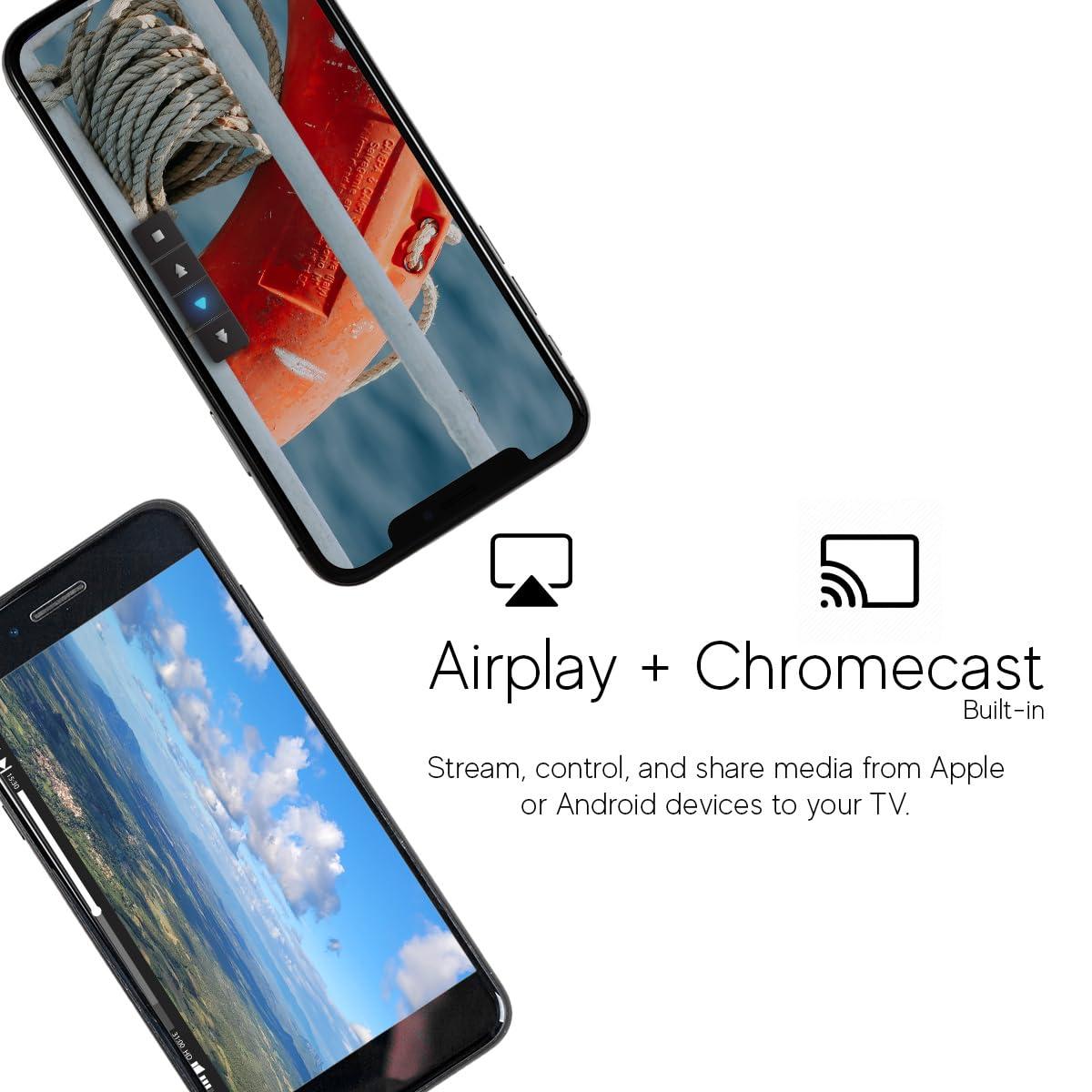 VIZIO VIZIO 70-inch V-Series Full Array LED 4K UHD Smart TV, HDR10+, IQ Active, V-Gaming Engine, with Apple Airplay and Chromecast Built-in + Free Wall Mount (No Stand) - V705X-J01 (Renewed)