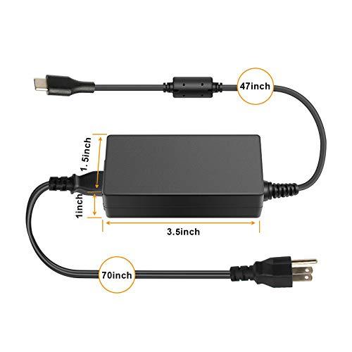 King EBOYEE 45W USB-C Type-C Laptop Charger Fit for HP Chromebook 14 13 14A 11 11A G6 G7 G8 EE Spectre x360 G5 Elite x2 12-c012dx 14-ca051wm 14-ca020nr PA-1450-78 PA-1450-80 A16-045N1A ADP-45PE B 12-f014dx
