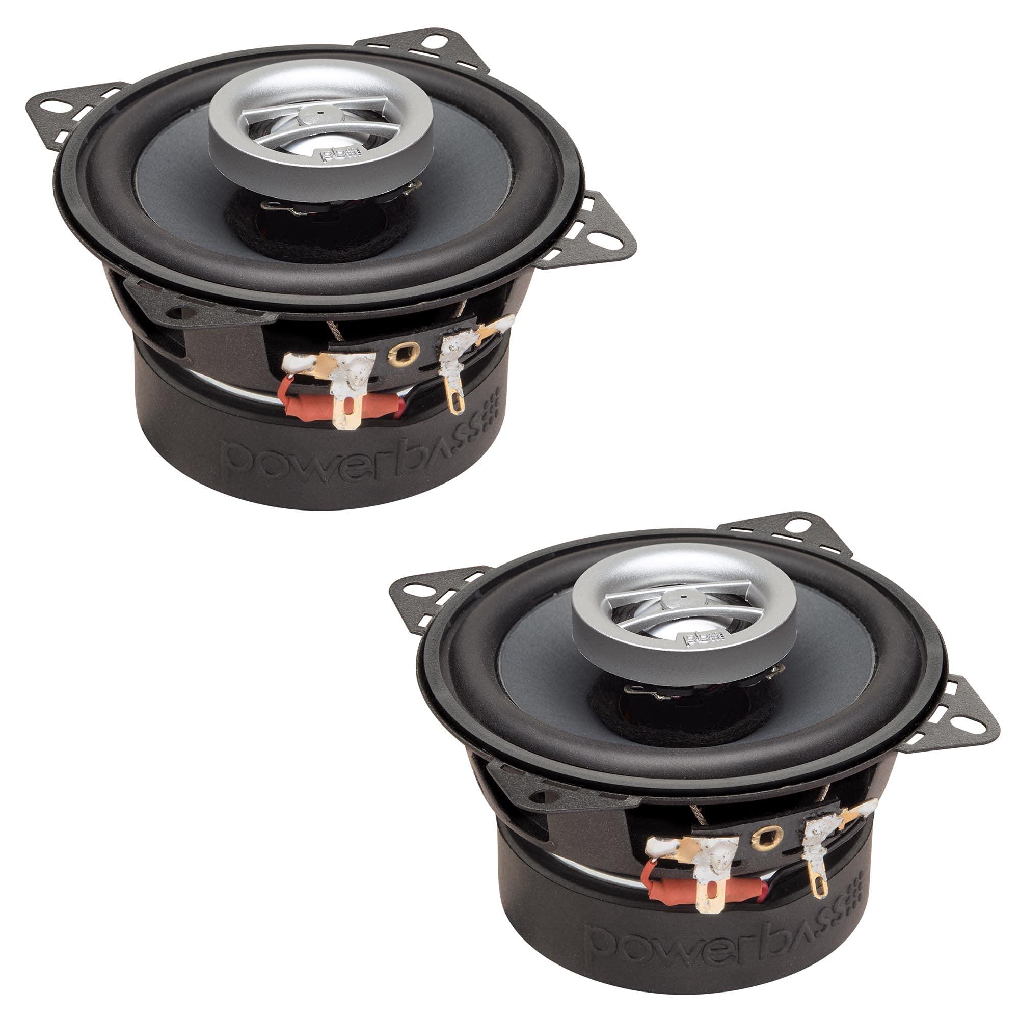 PowerBass PowerBass 2 Pairs of OE-402 4\" Coaxial 2-Ohm Speakers