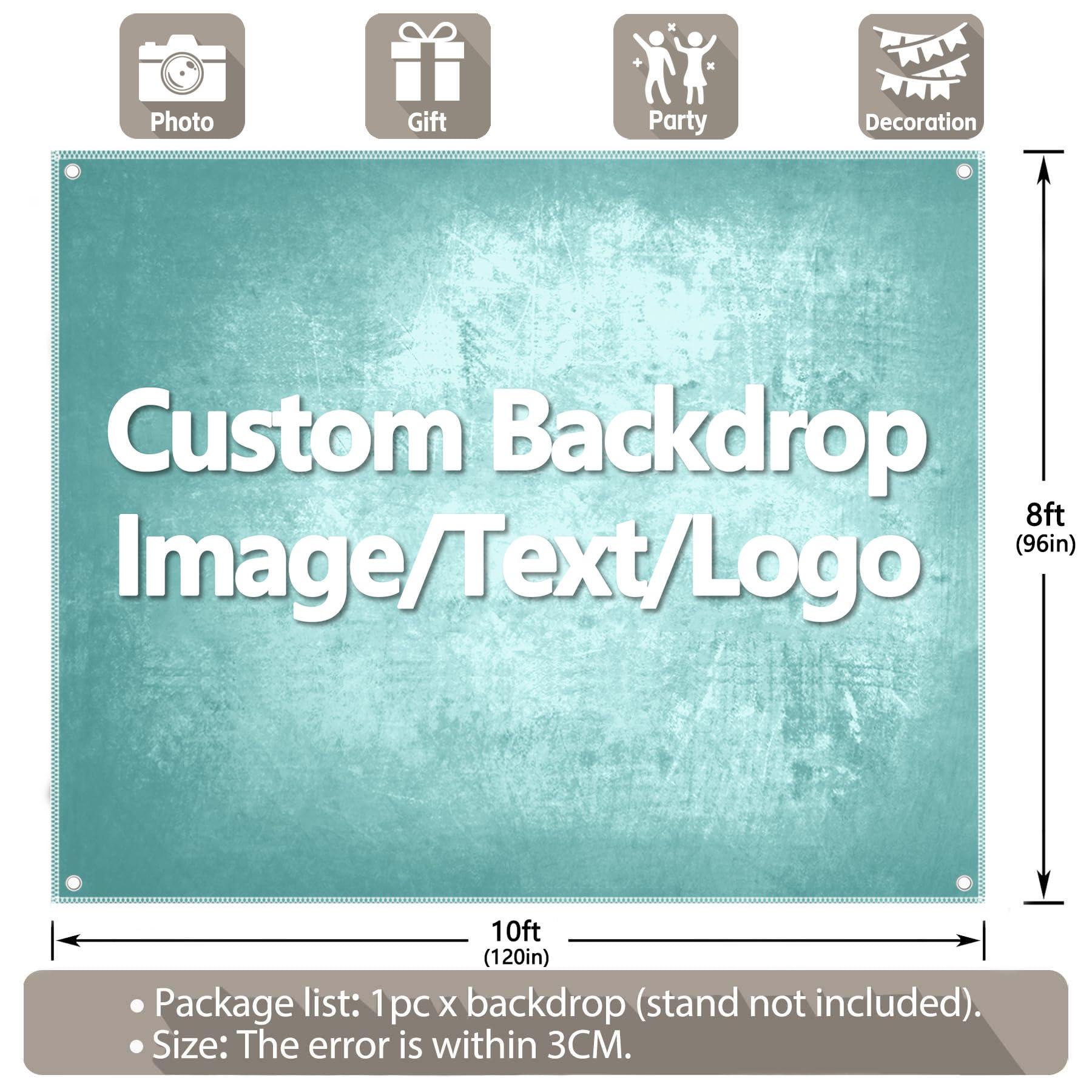 YCUCUEI YCUCUEI Fabric 10x8ft Custom Backdrop