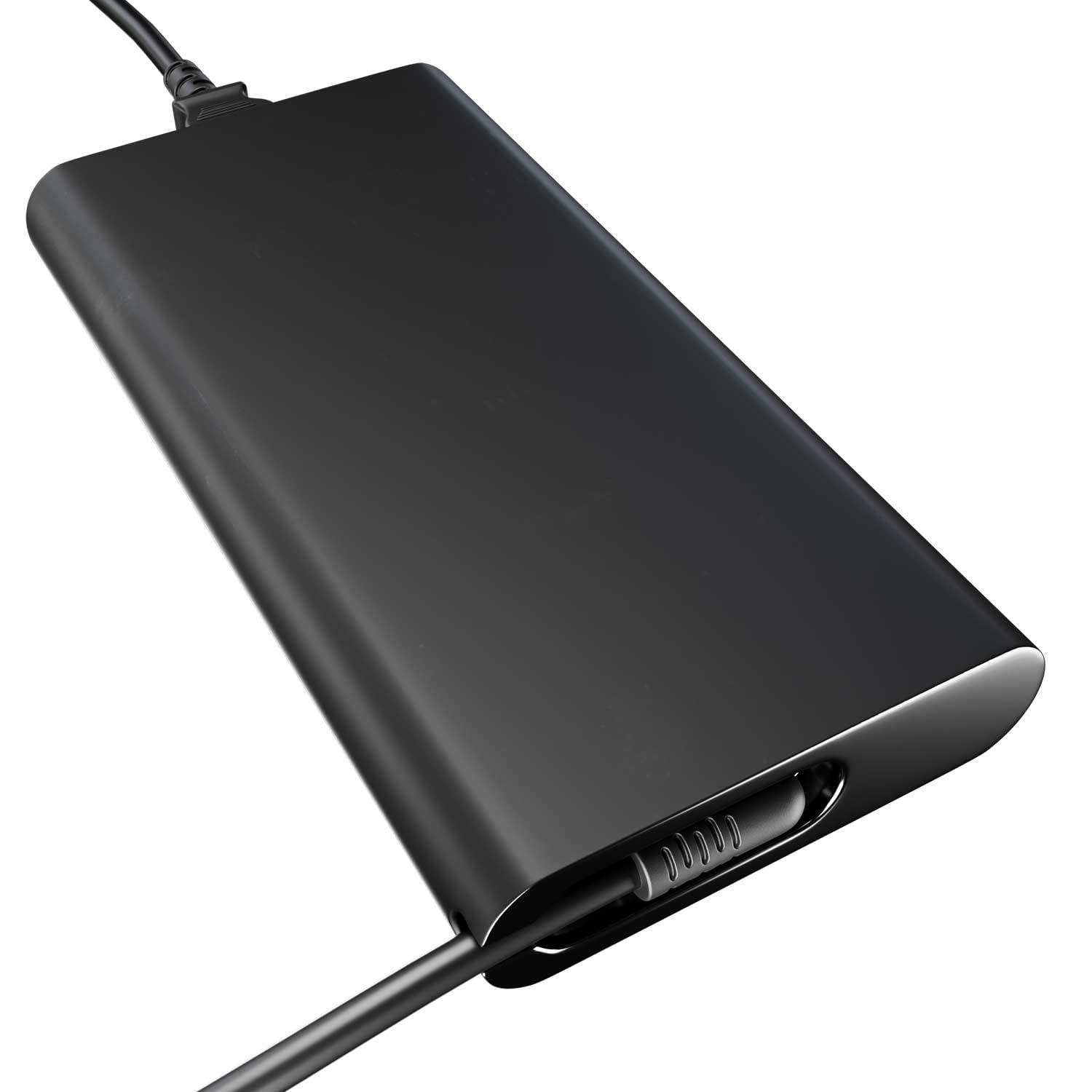 Crossery New Slim 240W Laptop Charger for Dell - 240 Watt Dell Laptop Charger Fit for G3 G5 G7 G15 & Alienware M15 M17 M17x x51 - AC Adapter Power Supply Cord Replacement for Alienware 17 15 13 R1-R5