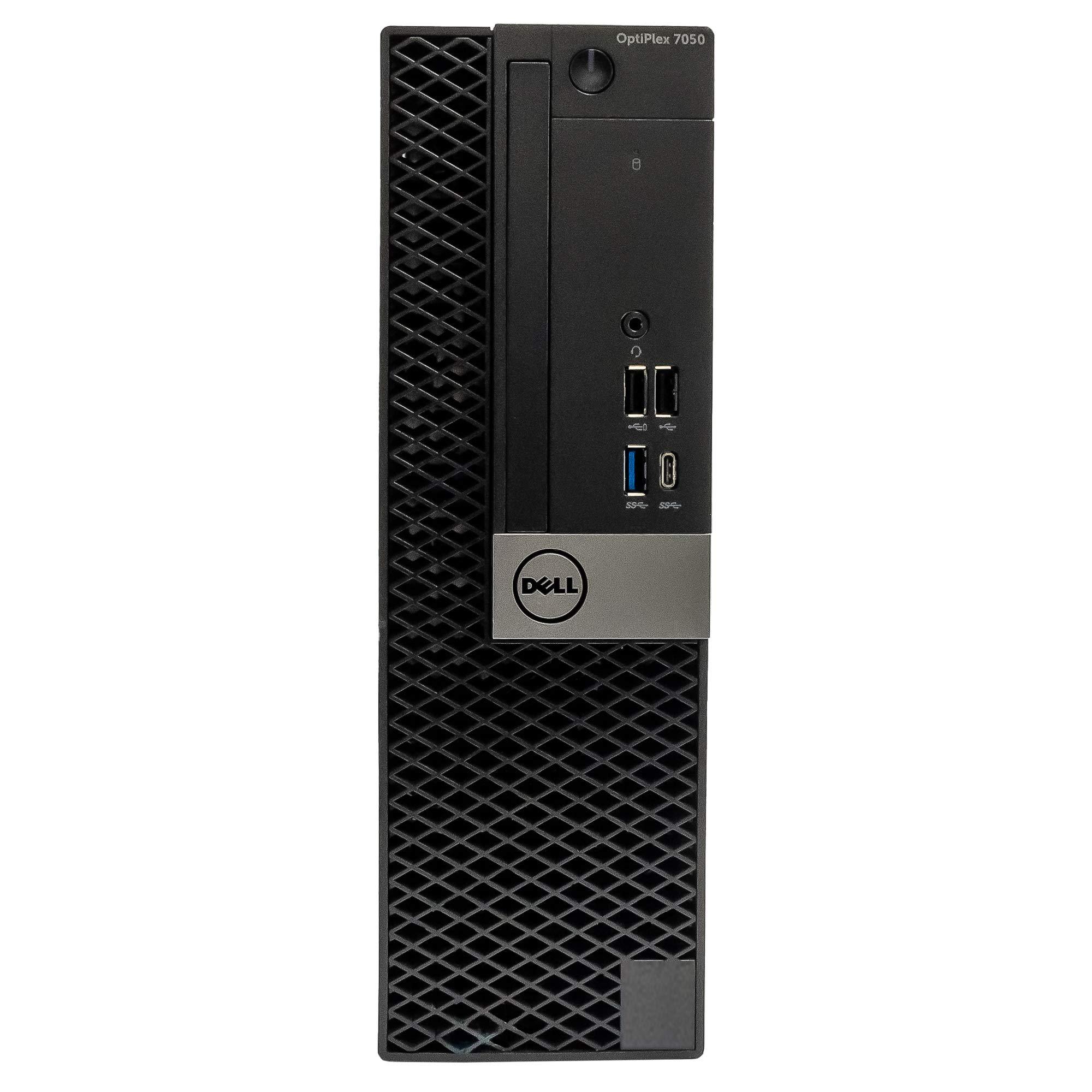 Dell Dell OptiPlex 7050 Small Desktop Computer (SFF) PC | Intel i5 (3.8GHz Turbo) | 16GB DDR4 RAM | 500GB SSD + 1TB | WiFi-5G + BT | Win 10 Pro | New 24 Monitor | RGB Mouse, Keyboard + Speakers (Renewed)