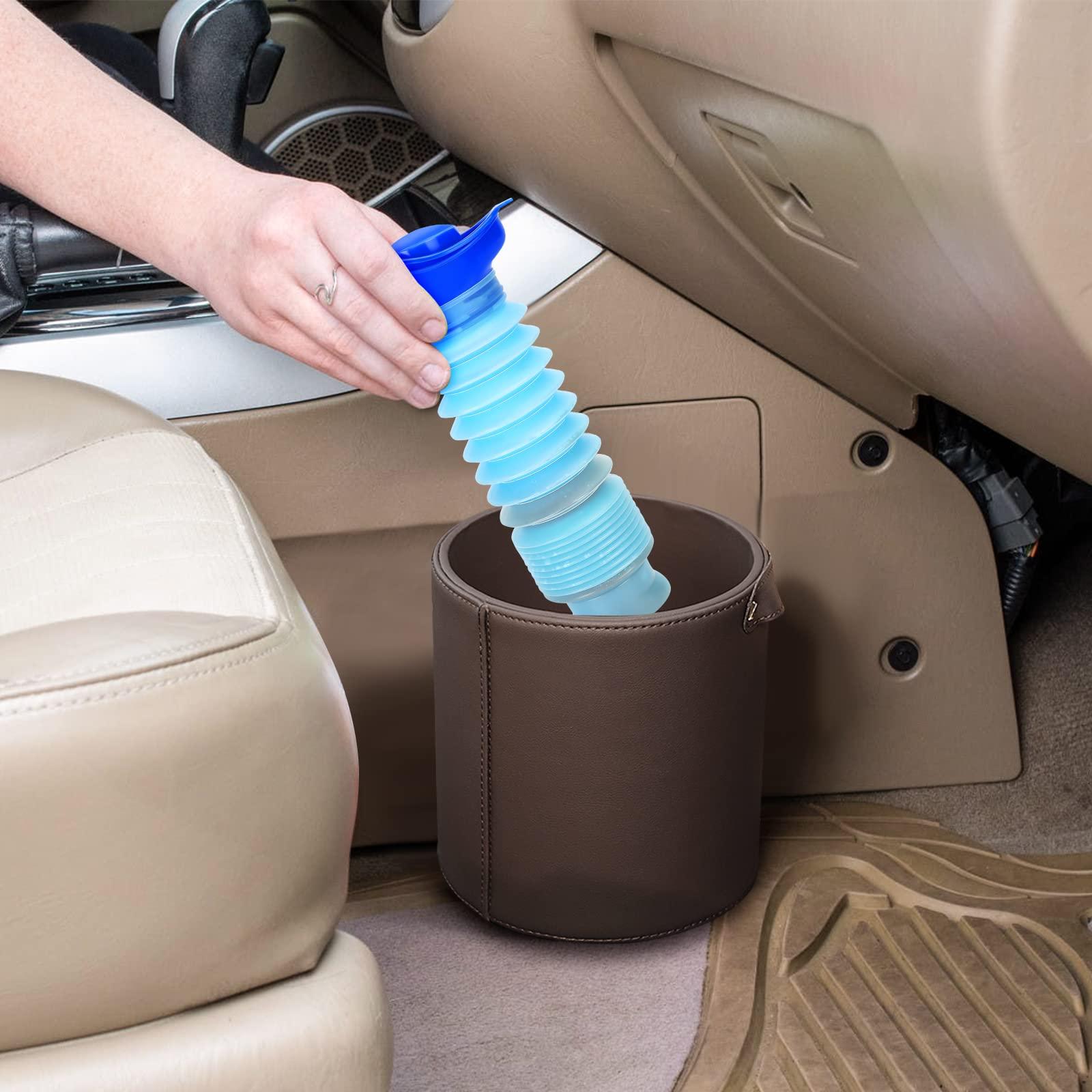 DricRoda Set of 2 Portable Travel Urinal, Collapsible Urinals for Men and Women, Reusable Kids Potty, Personal Pee Bottle for Outdoor Camping, Long Road Trip and in Traffic