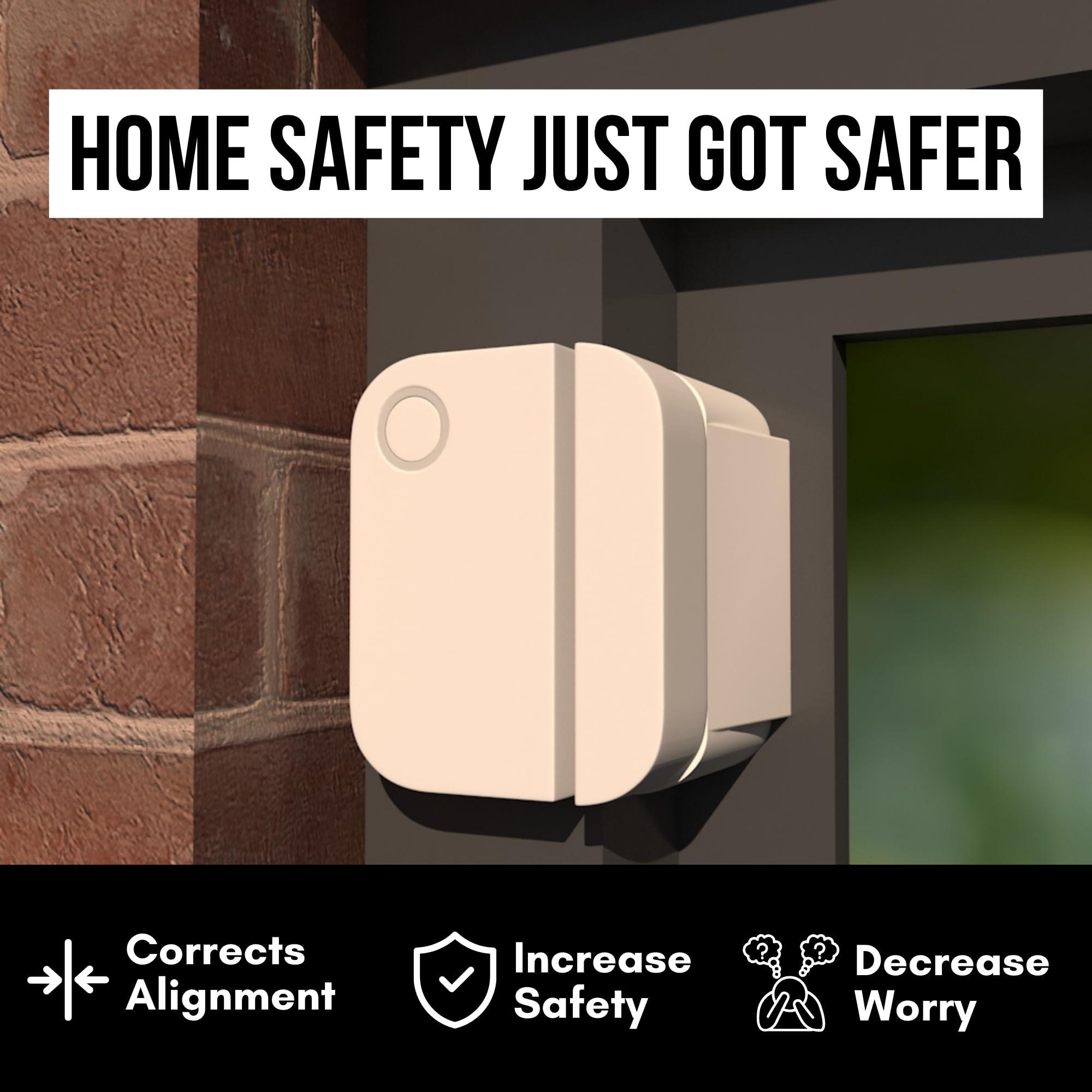 Security Sensor Spacers 2 Pack Sensor Riser for Ring Alarm Contact Sensor Entry Alarm System Self-Adhesive DIY Window & Door Security System Accessories (1-inch)