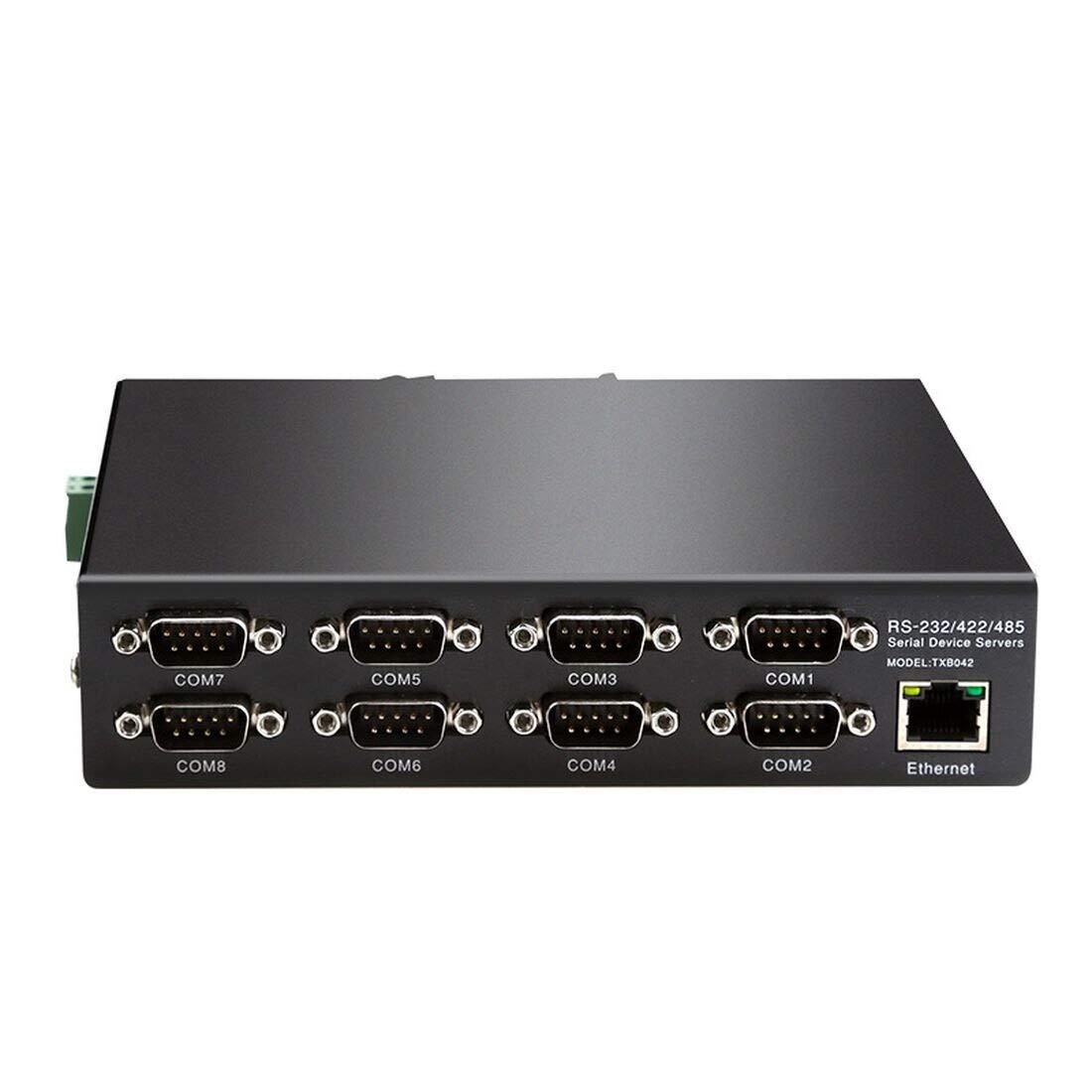diewu diewu 8 Ports RS232 RS485 RS422 to Ethernet TCP/IP Converter Multiple Serial Device Server Switch Modbus Gateway