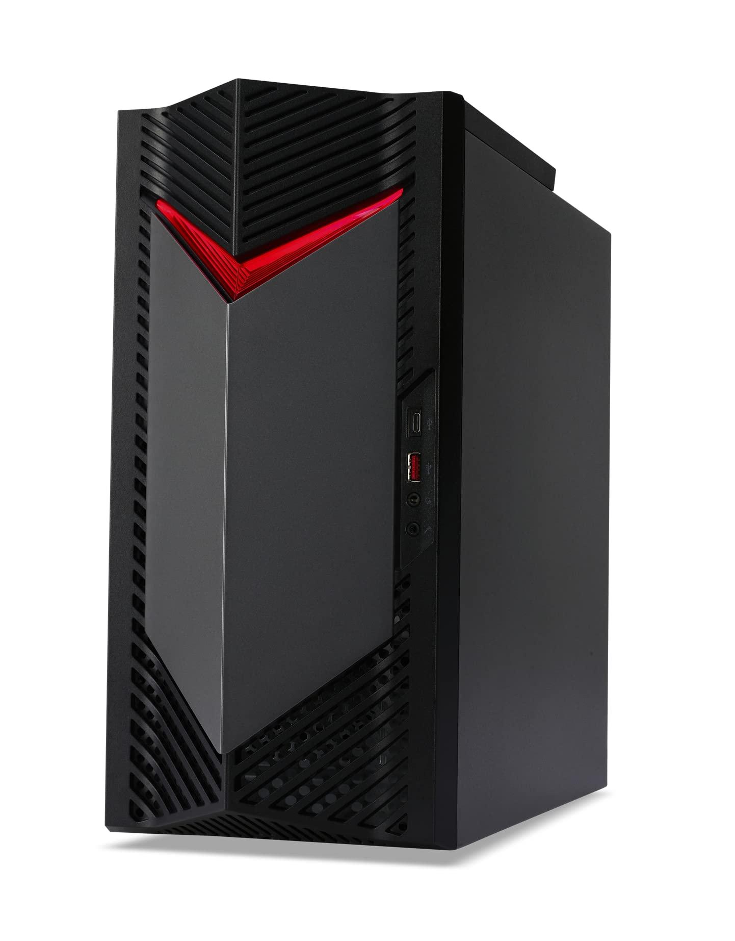 acer acer Nitro 50 N50-656-UR12 Gaming Desktop | Intel Core i5-14400F 10-Core Processor | NVIDIA GeForce RTX 3050 | 16GB DDR5 5600MHz | 1TB PCIe Gen 4 SSD | Intel Wi-Fi 6E AX211 | Windows 11 Home