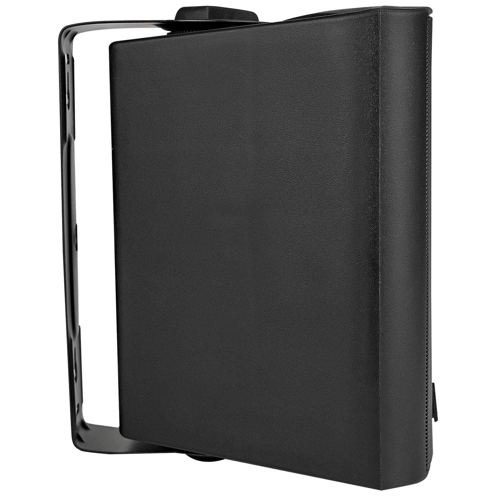 Audiopipe Audiopipe 4 2-Way Indoor/Outdoor Weatherproof Loudspeaker (ODP-423BK), Black, Monitor Speaker, 2-Way, 60 Watts, 8 Ohms, Long-Lasting, Music-Responsive LED Lighting (Sold in Pairs)