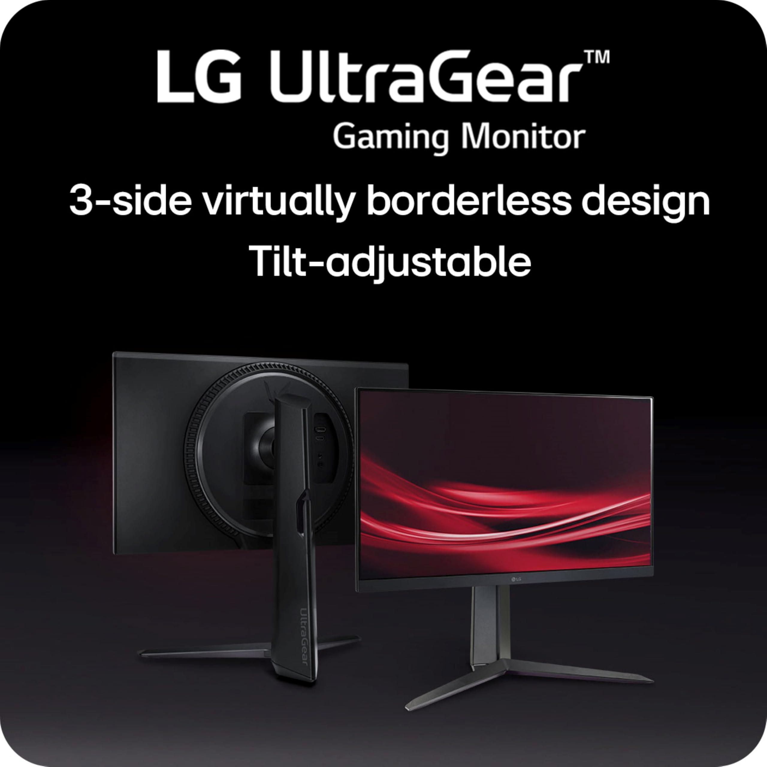LG LG 27GS40W-B 27-Inch Ultragear FHD (1920 x 1080) Gaming Monitor, 180Hz, HDR10, AMD FreeSync, HDMI, DisplayPort, H/P Out, Black