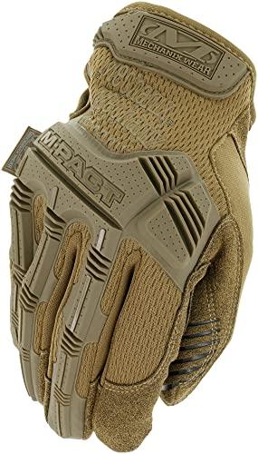 Mechanix Wear Mechanix Wear: M-Pact Tactical Gloves with Secure Fit, Touchscreen Capable Safety Gloves for Men, Work Gloves with Impact Protection and Vibration Absorption (Brown, Medium)
