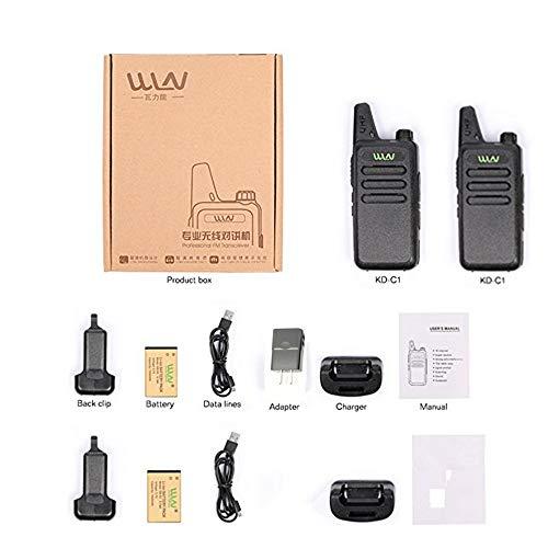 WLN WLN KD-C1 Mini Walkie Talkie UHF 400-470Mhz Two Way Radio (1 Pair)