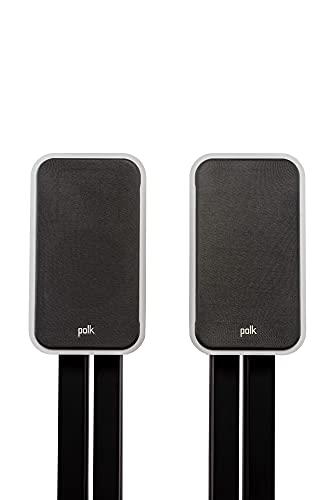 Polk Audio Polk Signature Elite ES20 Bookshelf Speaker - Hi-Res Audio Certified, Dolby Atmos & DTS:X Compatible, 1\" Tweeter & 6.5\" Woofer, Power Port Technology for Effortless Bass (Pair, Elegant White-Washed)