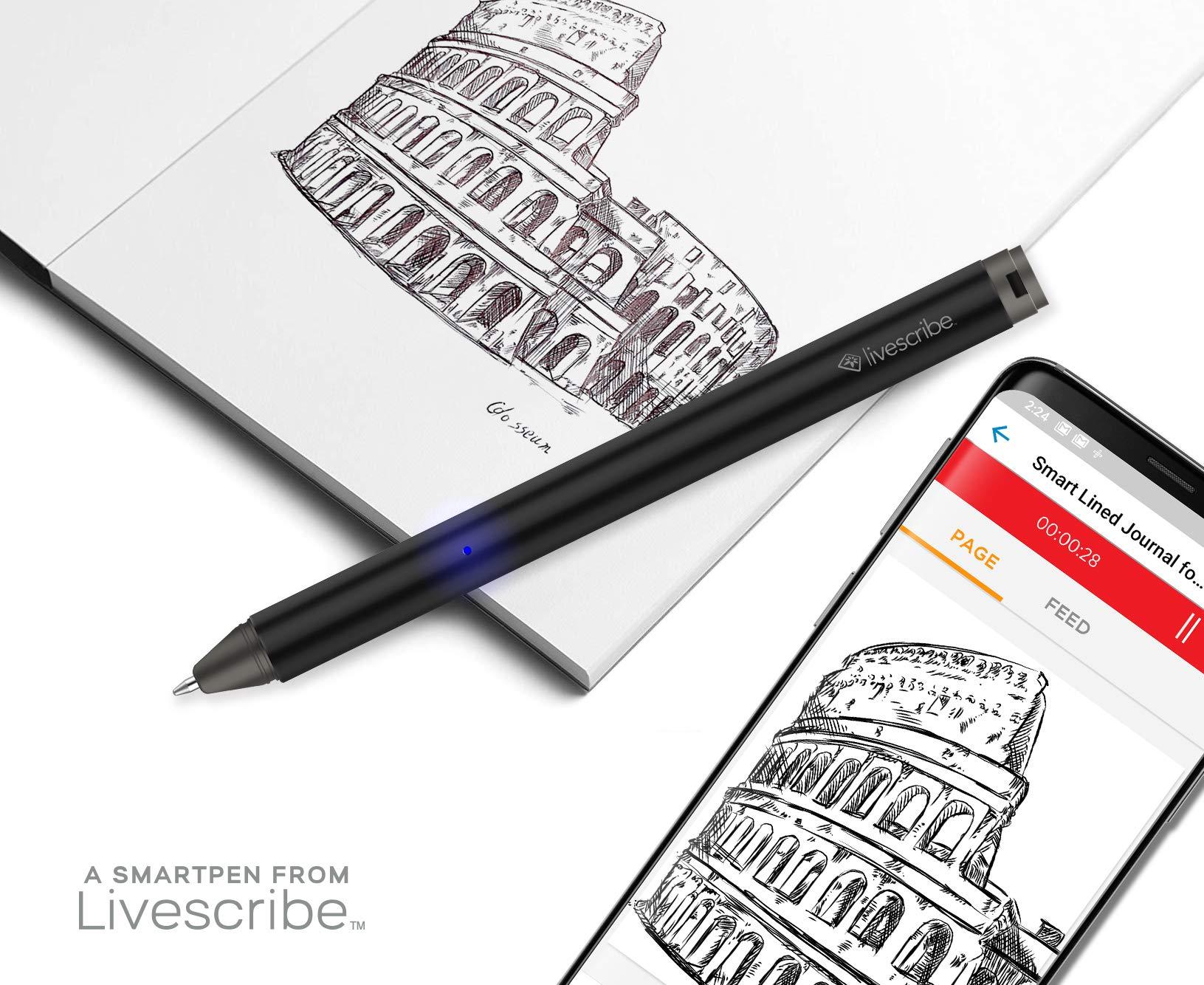 Livescribe Livescribe Symphony Smartpen Digital Pen – Compatible with iOS, Android, Smartphones, Tablets (Latest Version), Black