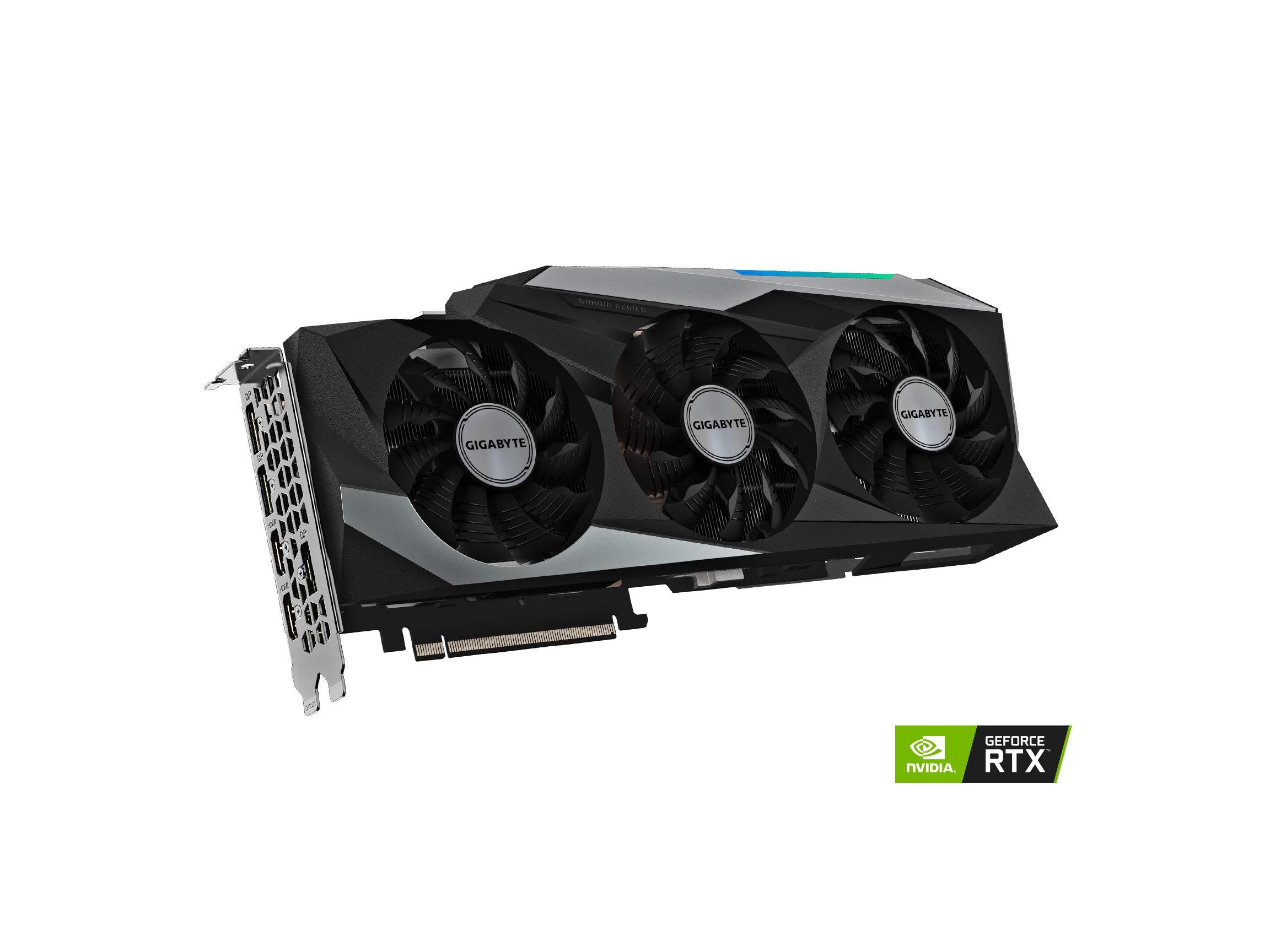 GIGABYTE Gigabyte GeForce RTX 3090 GAMING OC 24G Graphics Card, 3x WINDFORCE Fans, 24GB 384-Bit GDDR6X, GV-N3090GAMING OC-24GD Video Card (Renewed)