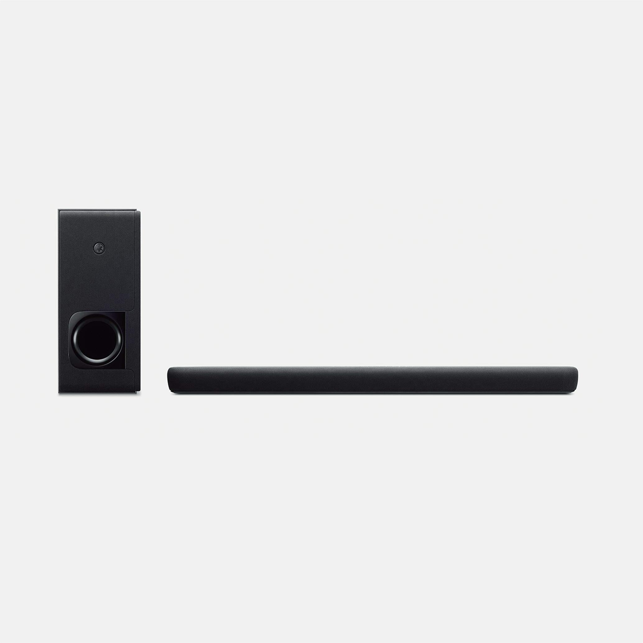 YAMAHA Yamaha Audio YAS-209BL Sound Bar with Wireless Subwoofer, Built-in Bluetooth, and Alexa Voice Control, 2.1-Channel Soundbar System, Virtual 3D Surround Sound Bars for Tv Bundle with Accessories