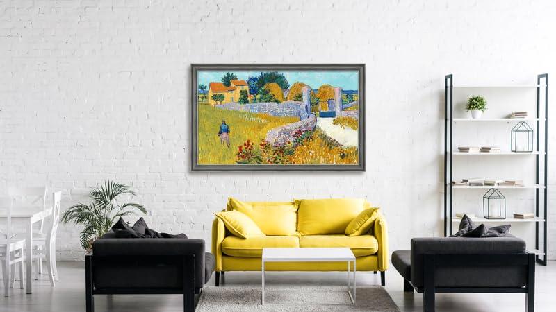 Frame My TV Deco TV Frames - Industrial Iron Slim Frame Compatible ONLY with Samsung The Frame TV and Pro (32", Fits 2021-2025 Frame TV)