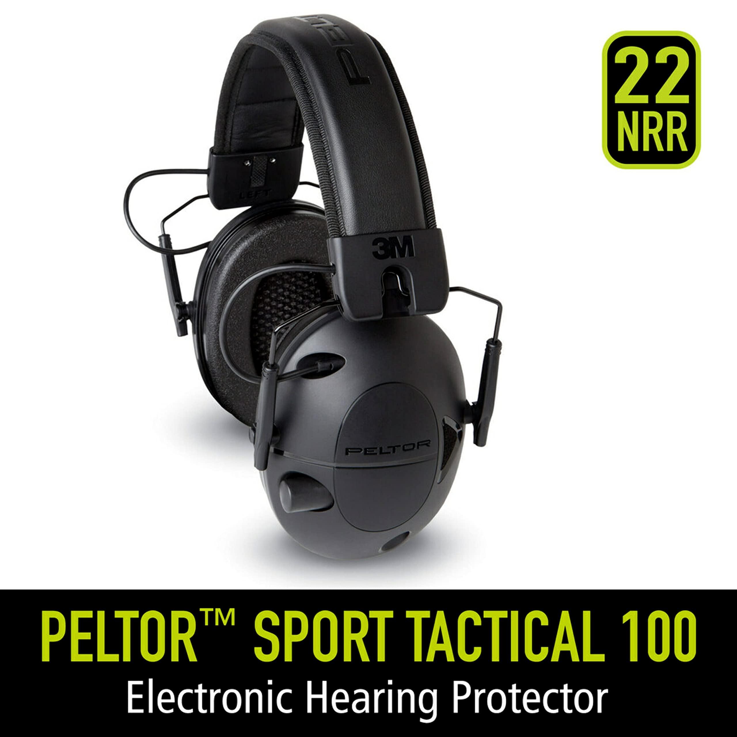 Peltor Sport Peltor Standard Tac 100, Black, one Size