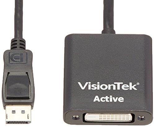 VisionTek VisionTek DisplayPort to DVI-D Single Link Active Adapter, 7 Inches, Male to Female, for Lenovo, Dell, HP, Desktop Graphics and More (900340)