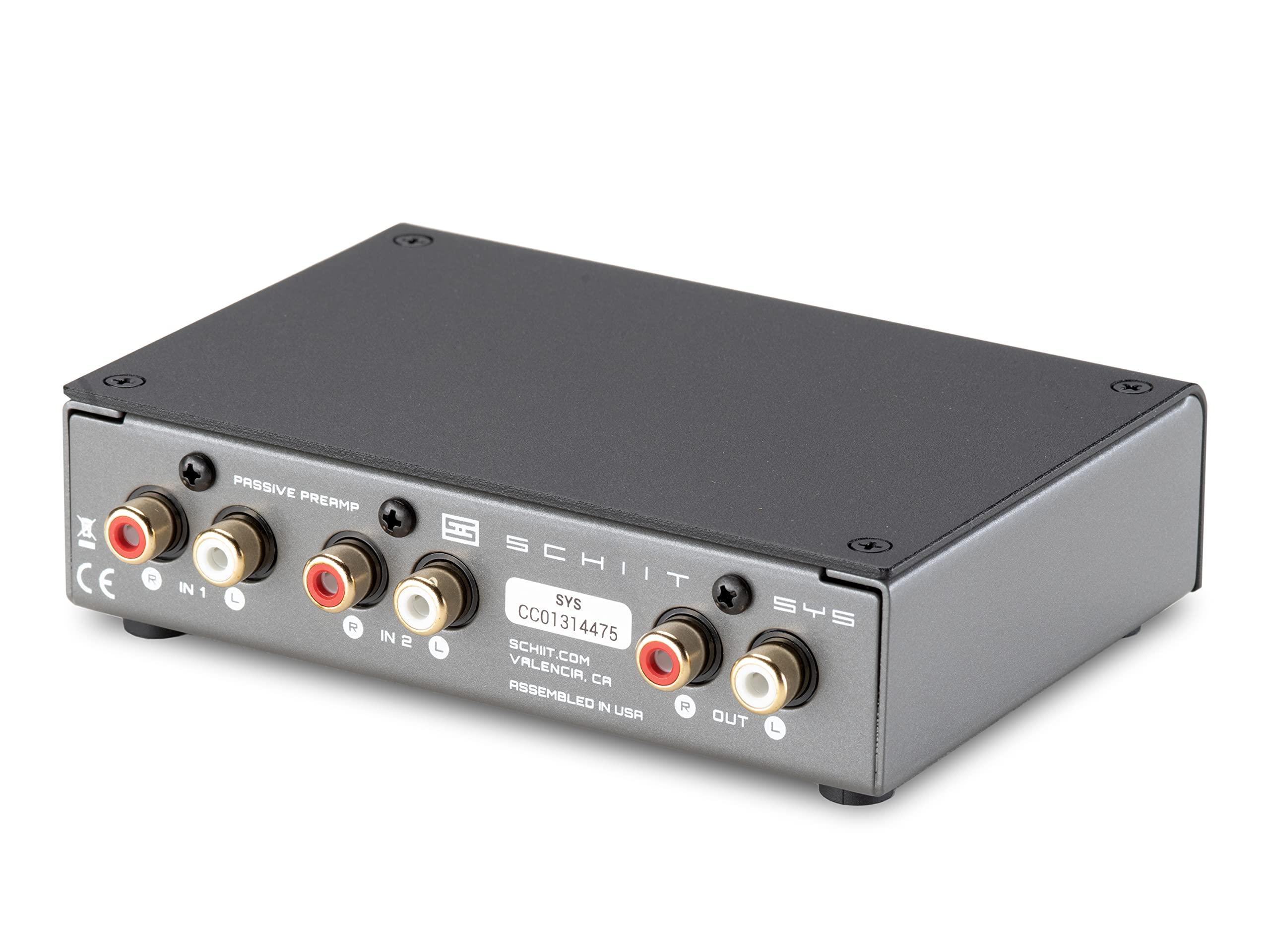 Schiit Schiit SYS Passive Preamp Volume Control and 2-Input Switch (Black)