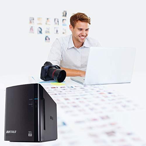 BUFFALO BUFFALO DriveStation Duo 2-Bay 8TB (2x4TB) TAA Desktop External Hard Drive USB 3.2