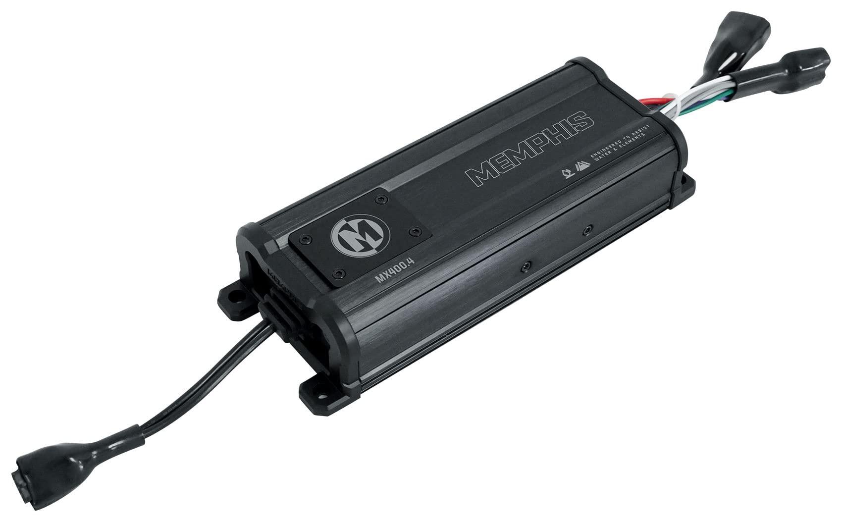 Memphis Memphis Audio MX400.4 400w RMS 4 Channel Powersports UTV ATV Amplifier IP66 Amp
