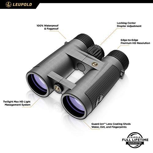 Leupold Leupold BX-4 Pro Guide HD Binoculars, 10x42mm, Shadow Gray (172666)
