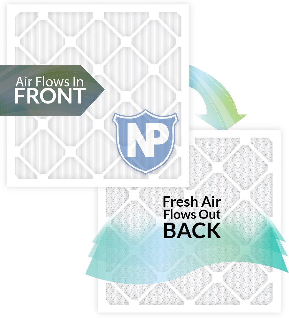 Nordic Pure Nordic Pure 12x30x1 (11 7/8 x 29 7/8 x 3/4) Pleated MERV 10 Air Filters 2 Pack