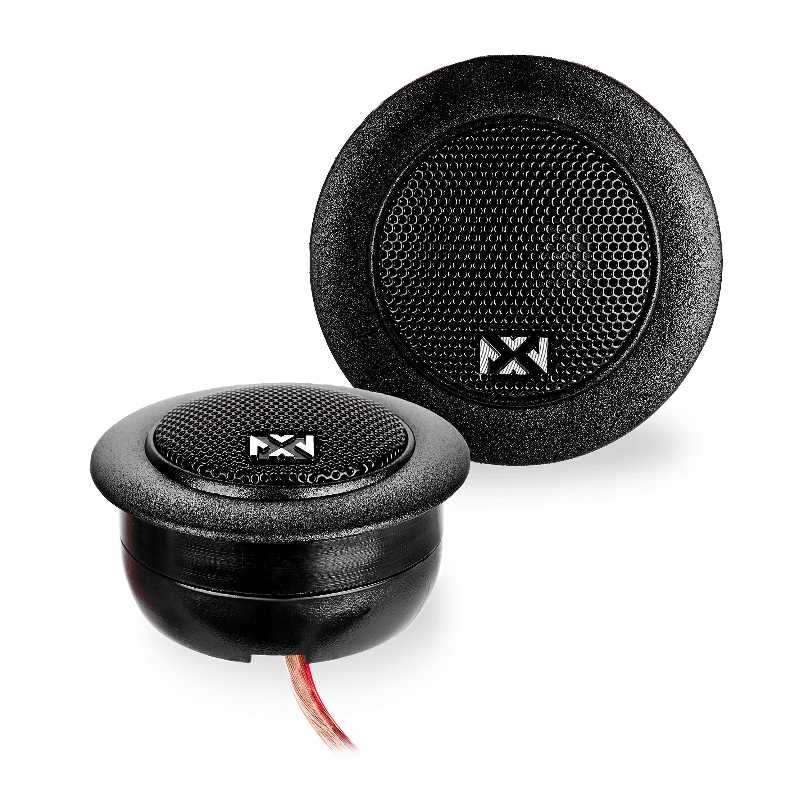 NVX NVX VSP65KIT 6.5\" Premium Car Speakers, 750W Max, 250W RMS, 2-Way 6-1/2 inch Component System w/ 1\" Silk Dome Tweeters & Passive X-Overs, Easy to Install in Cars/Trucks/Doors (Pair)