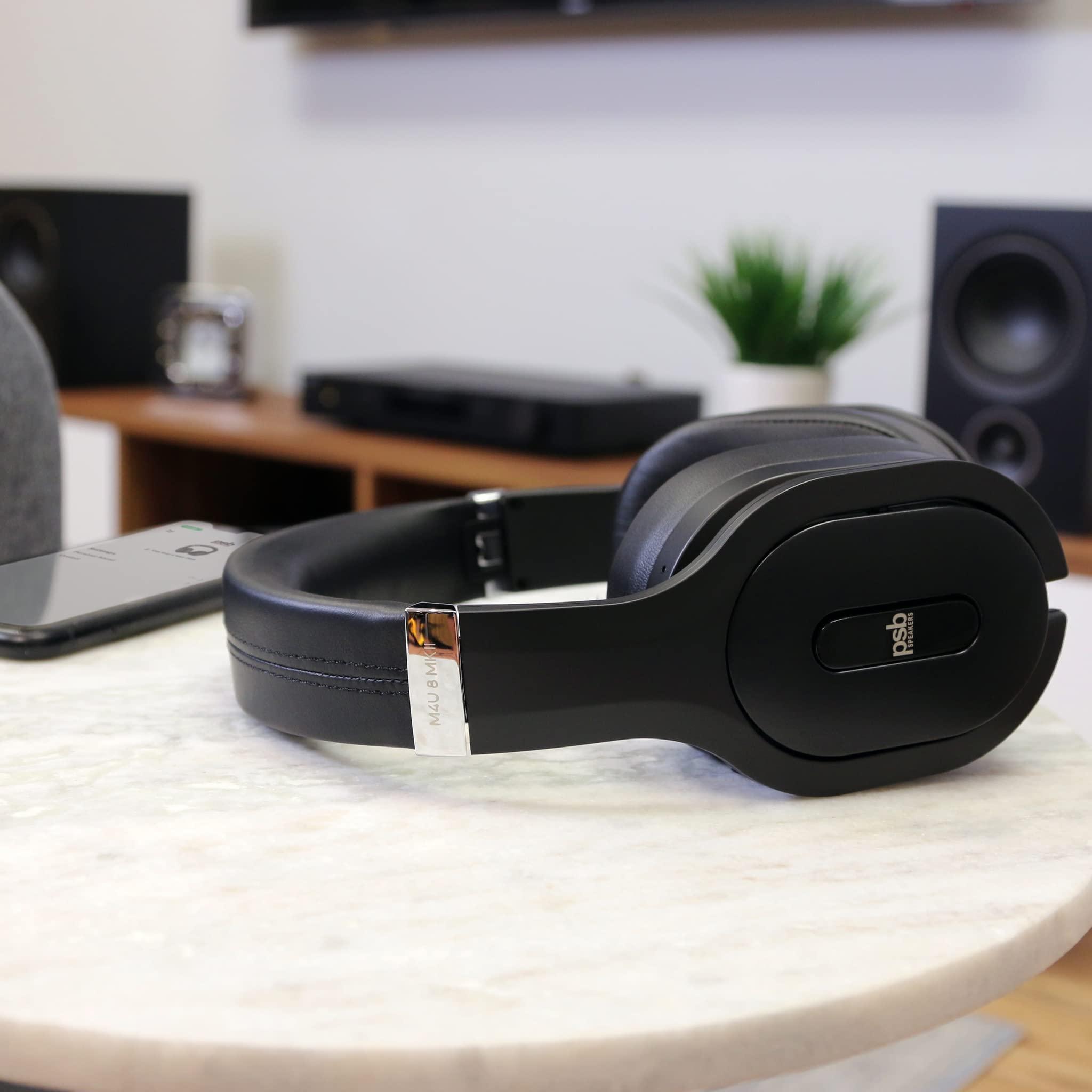 PSB PSB Speakers M4U 8 MKII On-Ear Wireless Noise Cancelling Bluetooth Headphones - Black