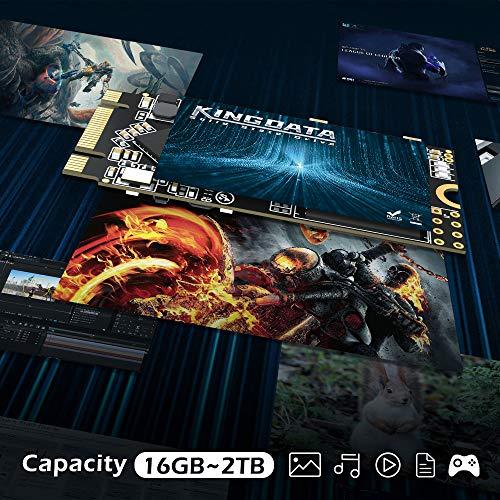 KINGDATA KINGDATA M.2 2242 SSD 128GB Ngff Internal Solid State Drive High-Performance Hard Drive for Desktop Laptop SATA III 6Gb/s Includes SSD(128GB, M.2 2242)