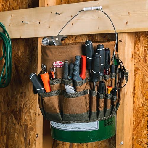 Bucket Boss Bucket Boss The Bucketeer Bucket Tool Organizer in Brown, 10030