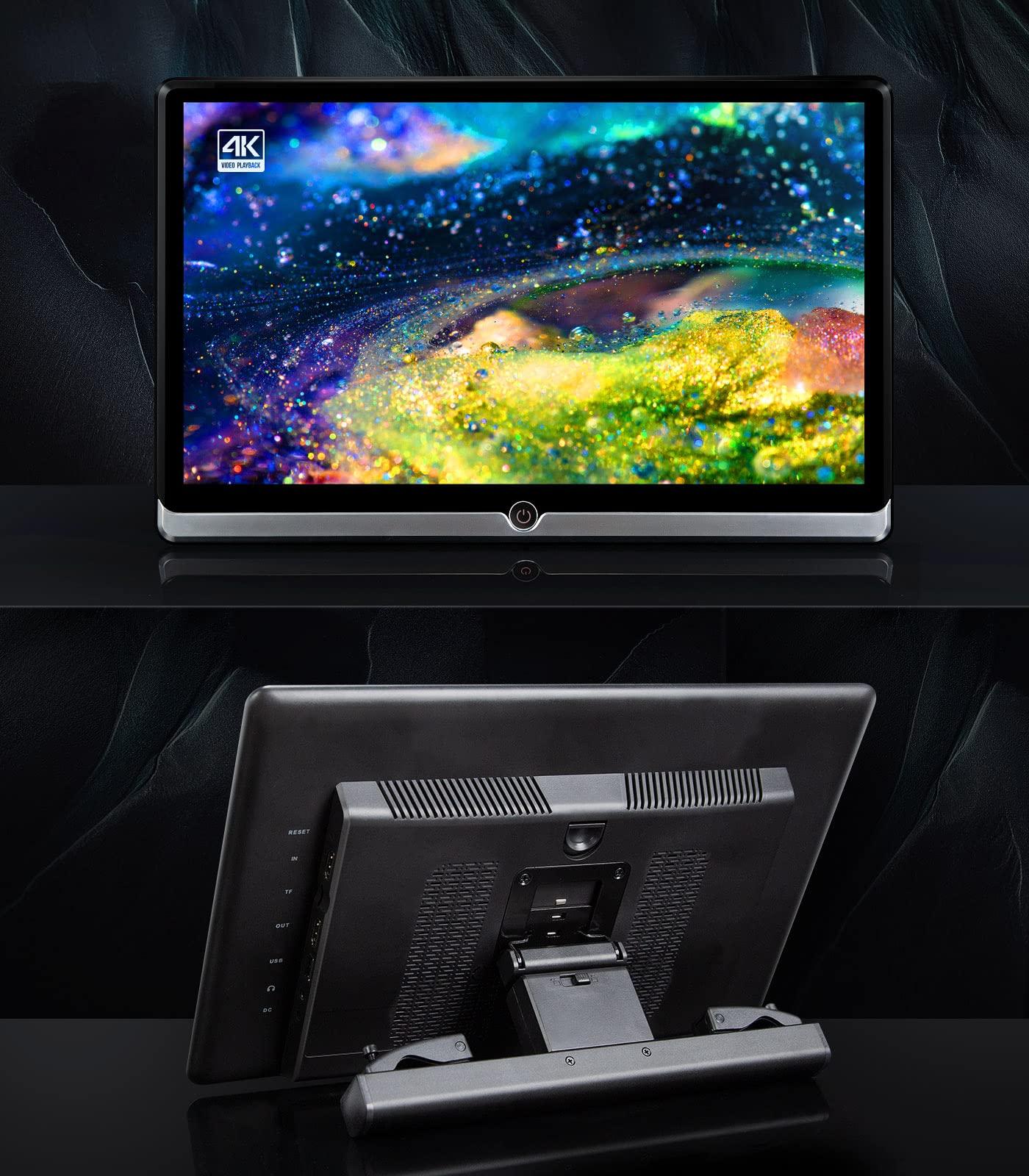 Seventour 14 inch 4K Android 10.0 Portable Car TV Headrest Monitor Tablet for Back seat, Support Phone Wireless mirroring Touch Screen,with WiFi/Bluetooth/HDMI/USB/SD/FM/Airplay Video Player 2G+32G(2*PCs)