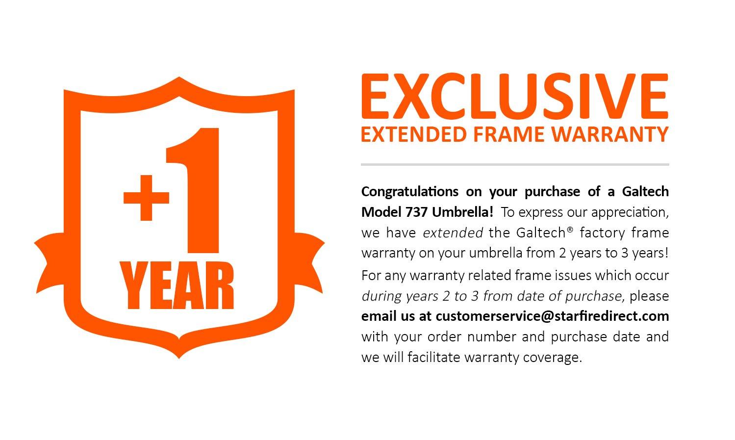 Galtech 9-Foot Galtech (Model 737) Deluxe Auto-Tilt Umbrella with Antique Bronze Frame and Sunbrella Fabric Jockey Red (Includes Extended Frame Warrantee)